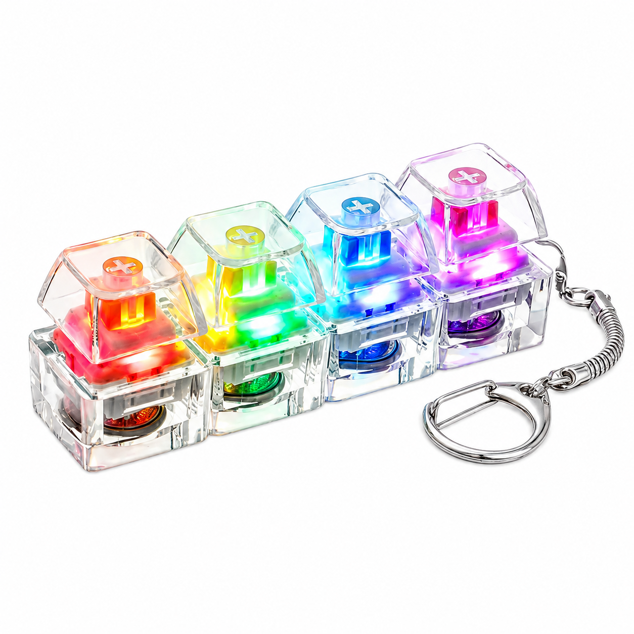 Mini Teclado Antiestrés RGB