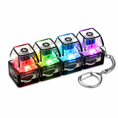 Mini Teclado Antiestrés RGB